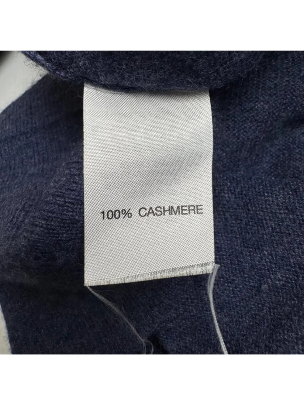 Blossom Cashmere Blue Cowl Neck Sweater Size XS Kangaroo Pocket Oversized Warm